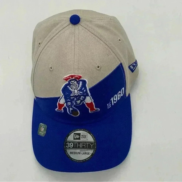 New Era NFL New England Patriots 2023 Sideline Historic 39THIRTY Stretch Fit Hat - Picture 1 of 11